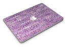 Purple Multi Watercolor Chevron - MacBook Air Skin Kit