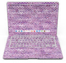 Purple Multi Watercolor Chevron - MacBook Air Skin Kit