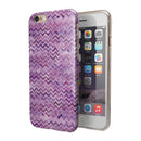 Purple Multi Watercolor Chevron iPhone 6/6s or 6/6s Plus 2-Piece Hybrid INK-Fuzed Case