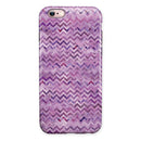 Purple Multi Watercolor Chevron iPhone 6/6s or 6/6s Plus 2-Piece Hybrid INK-Fuzed Case