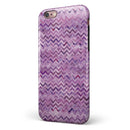 Purple Multi Watercolor Chevron iPhone 6/6s or 6/6s Plus 2-Piece Hybrid INK-Fuzed Case