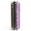 Purple Multi Watercolor Chevron iPhone 6/6s or 6/6s Plus 2-Piece Hybrid INK-Fuzed Case