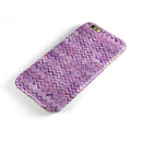 Purple Multi Watercolor Chevron iPhone 6/6s or 6/6s Plus 2-Piece Hybrid INK-Fuzed Case