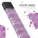 Purple Multi Watercolor Chevron - Premium Decal Protective Skin-Wrap Sticker compatible with the Juul Labs vaping device
