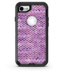 Purple Multi Watercolor Chevron - iPhone 7 or 8 OtterBox Case & Skin Kits