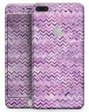 Purple Multi Watercolor Chevron - Skin-kit for the iPhone 8 or 8 Plus