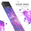 Purple & Pink Space - Premium Decal Protective Skin-Wrap Sticker compatible with the Juul Labs vaping device