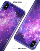 Purple & Pink Space - iPhone X Clipit Case