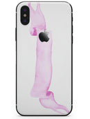 Purple Pink Watercolor Ribbon - iPhone X Skin-Kit