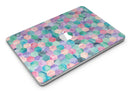 Purple Pink and Green Watercolor Hexagon Pattern - MacBook Air Skin Kit