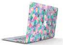 Purple Pink and Green Watercolor Hexagon Pattern - MacBook Air Skin Kit