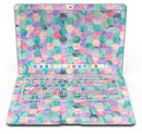 Purple Pink and Green Watercolor Hexagon Pattern - MacBook Air Skin Kit