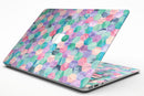 Purple Pink and Green Watercolor Hexagon Pattern - MacBook Air Skin Kit