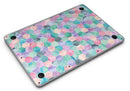 Purple Pink and Green Watercolor Hexagon Pattern - MacBook Air Skin Kit