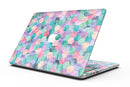 Purple Pink and Green Watercolor Hexagon Pattern - MacBook Pro with Retina Display Full-Coverage Skin Kit