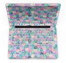 Purple Pink and Green Watercolor Hexagon Pattern - MacBook Pro with Retina Display Full-Coverage Skin Kit