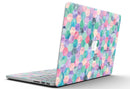 Purple Pink and Green Watercolor Hexagon Pattern - MacBook Pro with Retina Display Full-Coverage Skin Kit