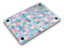 Purple Pink and Green Watercolor Hexagon Pattern - MacBook Pro with Retina Display Full-Coverage Skin Kit