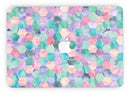 Purple Pink and Green Watercolor Hexagon Pattern - MacBook Pro with Retina Display Full-Coverage Skin Kit