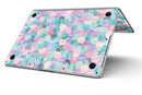 Purple Pink and Green Watercolor Hexagon Pattern - MacBook Pro with Retina Display Full-Coverage Skin Kit