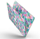 Purple Pink and Green Watercolor Hexagon Pattern - MacBook Pro with Retina Display Full-Coverage Skin Kit
