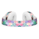 Purple Pink and Green Watercolor Hexagon Pattern Full-Body Skin Kit for the Beats by Dre Solo 3 Wireless Headphones