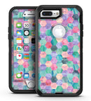 Purple Pink and Green Watercolor Hexagon Pattern - iPhone 7 Plus/8 Plus OtterBox Case & Skin Kits
