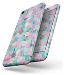 Purple Pink and Green Watercolor Hexagon Pattern - Skin-kit for the iPhone 8 or 8 Plus