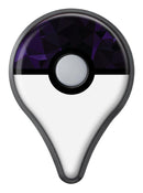 Purple Rain Geometric Triangles  Pokémon GO Plus Vinyl Protective Decal Skin Kit