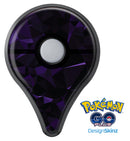Purple Rain Geometric Triangles  Pokémon GO Plus Vinyl Protective Decal Skin Kit
