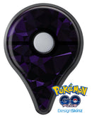 Purple Rain Geometric Triangles  Pokémon GO Plus Vinyl Protective Decal Skin Kit