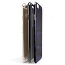 Purple Rain Geometric Triangles iPhone 6/6s or 6/6s Plus 2-Piece Hybrid INK-Fuzed Case