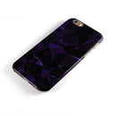 Purple Rain Geometric Triangles iPhone 6/6s or 6/6s Plus 2-Piece Hybrid INK-Fuzed Case