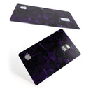 Purple Rain Geometric Triangles  - Premium Protective Decal Skin-Kit for the Apple Credit Card