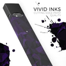 Purple Rain Geometric Triangles  - Premium Decal Protective Skin-Wrap Sticker compatible with the Juul Labs vaping device