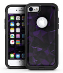 Purple Rain Geometric Triangles  - iPhone 7 or 7 Plus Commuter Case Skin Kit