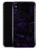 Purple Rain Geometric Triangles  - iPhone X Clipit Case