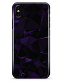 Purple Rain Geometric Triangles  - iPhone X Clipit Case