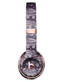 Purple Sacred Elephant Pattern Full-Body Skin Kit for the Beats by Dre Solo 3 Wireless Headphones