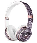 Purple Sacred Elephant Pattern Full-Body Skin Kit for the Beats by Dre Solo 3 Wireless Headphones