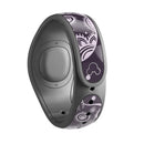 Purple Sacred Elephant Pattern - Decal Skin Wrap Kit for the Disney Magic Band