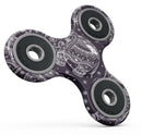 Purple Sacred Elephant Pattern Full-Body Fidget Spinner Skin-Kit