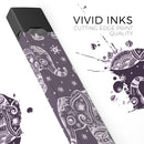 Purple Sacred Elephant Pattern - Premium Decal Protective Skin-Wrap Sticker compatible with the Juul Labs vaping device