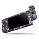 Purple Sacred Elephant Pattern // Skin Decal Wrap Kit for Nintendo Switch Console & Dock, Joy-Cons, Pro Controller, Lite, 3DS XL, 2DS XL, DSi, or Wii - Vinyl Skin Wrap for Nintendo Switch 2, OLED, Lite, Pro Controller, Wii & Classic Handhelds