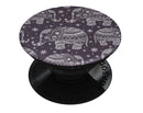 Purple Sacred Elephant Pattern - Skin Kit for PopSockets and other Smartphone Extendable Grips & Stands