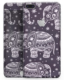 Purple Sacred Elephant Pattern - Skin-kit for the iPhone 8 or 8 Plus