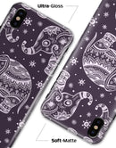 Purple Sacred Elephant Pattern - iPhone X Clipit Case