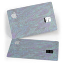 Purple Slate Marble Surface V22 - Premium Protective Decal Skin-Kit for the Apple Credit Card