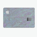 Purple Slate Marble Surface V22 - Premium Protective Decal Skin-Kit for the Apple Credit Card