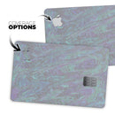 Purple Slate Marble Surface V22 - Premium Protective Decal Skin-Kit for the Apple Credit Card